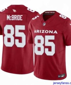 Impressive Arizona Cardinals 85 Trey McBride Red 2024 F.U.S.E Vapor Untouchable Limited Stitched