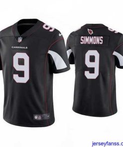 Outstanding Arizona Cardinals 9 Isaiah Simmons Black Vapor Untouchable Limited Stitched Jersey