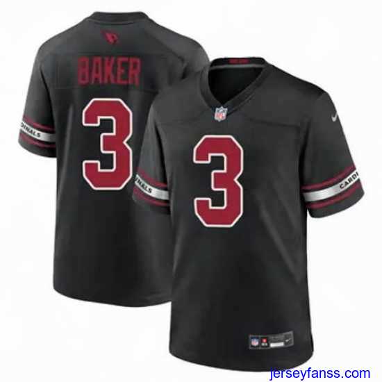 Premium Arizona Cardinals Budda Baker #3 Black 2024 F.U.S.E Vapor Untouchable Limited Stitched