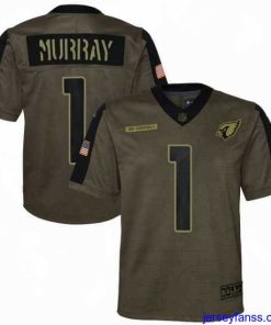 Gorgeous Arizona Cardinals Kyler Murray Nike Olive 2021 Salute To Service Game Jersey