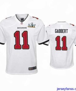 Gorgeous Blaine Gabbert Buccaneers White Super Bowl Lv Game Jersey