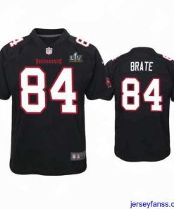 Gorgeous Cameron Brate Buccaneers Black Super Bowl Lv Game Fashion Jersey
