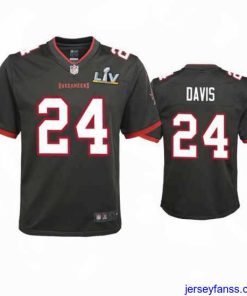 Gorgeous Carlton Davis Buccaneers Pewter Super Bowl Lv Game Jersey