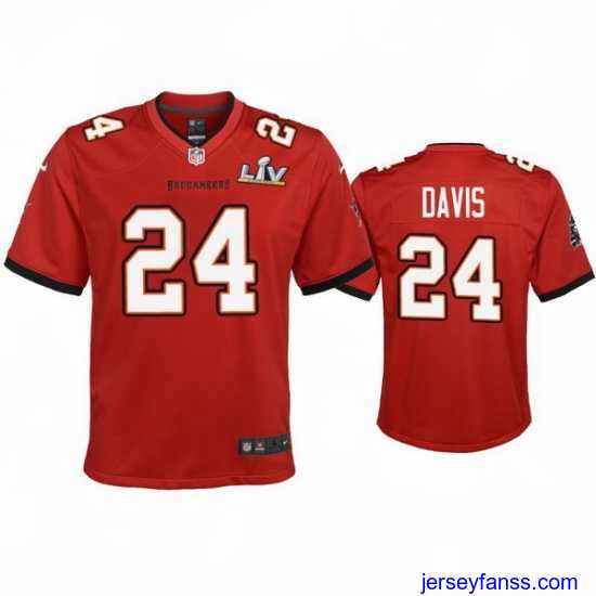 Impressive Carlton Davis Buccaneers Red Super Bowl Lv Game Jersey