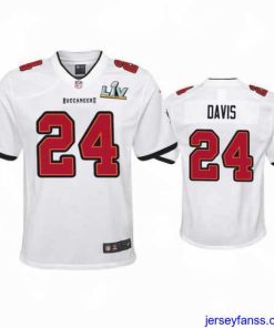 Exclusive Carlton Davis Buccaneers White Super Bowl Lv Game Jersey