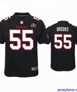 Outstanding Derrick Brooks Buccaneers Black Super Bowl Lv Game Fashion Jersey