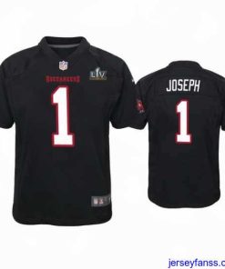 Gorgeous Greg Joseph Buccaneers Black Super Bowl Lv Game Fashion Jersey