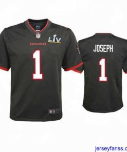 Outstanding Greg Joseph Buccaneers Pewter Super Bowl Lv Game Jersey