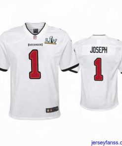 Stylish Greg Joseph Buccaneers White Super Bowl Lv Game Jersey