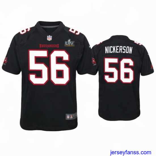 Fantastic Hardy Nickerson Buccaneers Black Super Bowl Lv Game Fashion Jersey