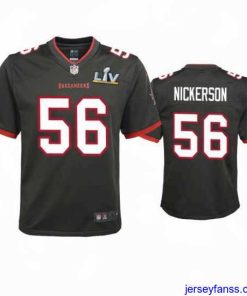 Amazing Hardy Nickerson Buccaneers Pewter Super Bowl Lv Game Jersey