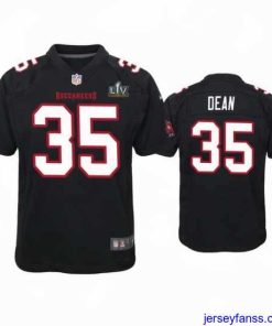 Impressive Jamel Dean Buccaneers Black Super Bowl Lv Game Fashion Jersey