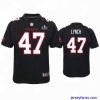 Outstanding John Lynch Buccaneers Black Super Bowl Lv Game Fashion Jersey
