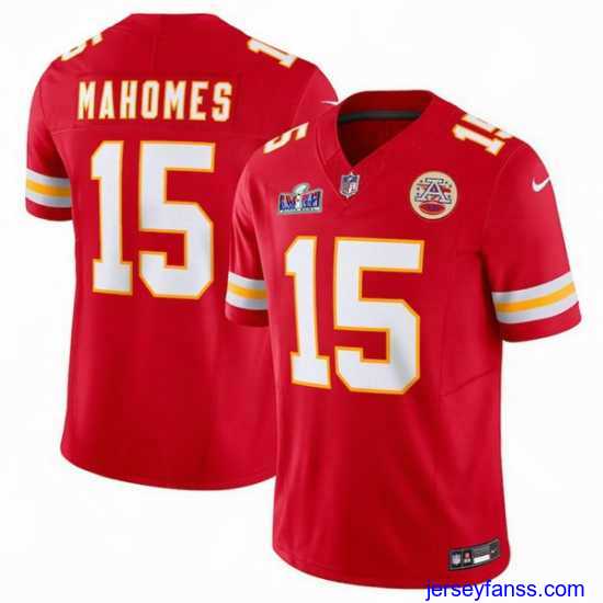 Gorgeous Kansas City Chiefs 15 Patrick Mahomes Red 2023 F.U.S.E Vapor Untouchable Limited Stitched 2024 Super Bowl LVIII Jersey