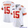 Stylish Kansas City Chiefs 15 Patrick Mahomes White 2023 F.U.S.E  Vapor Untouchable Limited Stitched 2024 Super Bowl LVIII Jersey