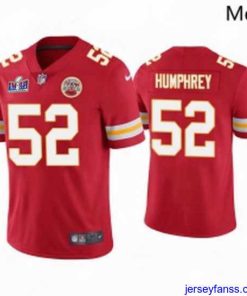 Premium Kansas City Chiefs 52 Creed Humphrey Red Vapor Untouchable Limited Stitched Football 2024 Super Bowl LVIII Jersey
