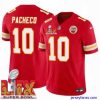 Amazing Kansas City Chiefs Isiah Pacheco #10 Red 2024 2025 Super Bowl LIX F.U.S.E Stitched Jersey