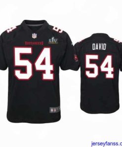 Premium Lavonte David Buccaneers Black Super Bowl Lv Game Fashion Jersey