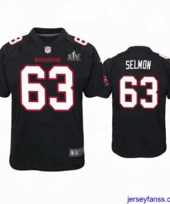 Amazing Lee Roy Selmon Buccaneers Black Super Bowl Lv Game Fashion Jersey