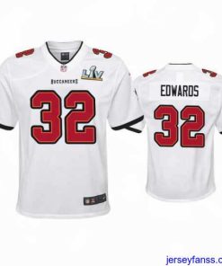 Fantastic Mike Edwards Buccaneers White Super Bowl Lv Game Jersey