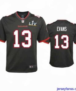 Impressive Mike Evans Buccaneers Pewter Super Bowl Lv Game Jersey