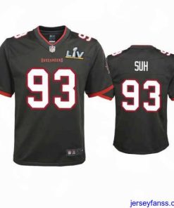 Stylish Ndamukong Suh Buccaneers Pewter Super Bowl Lv Game Jersey
