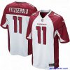 Premium Nike Arizona Cardinals 11 Larry Fitzgerald Game White NFL Jersey