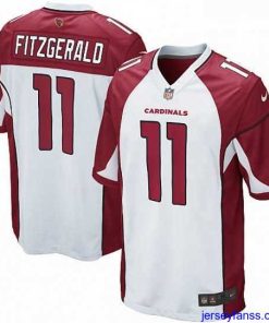 Premium Nike Arizona Cardinals 11 Larry Fitzgerald Game White NFL Jersey