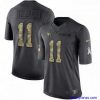 Stylish Nike Arizona Cardinals 11 Larry Fitzgerald Limited Black 2016 Salute to Service NFL Jersey