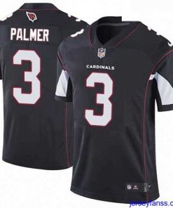 Premium Nike Arizona Cardinals 3 Carson Palmer Elite Black Alternate NFL Jersey