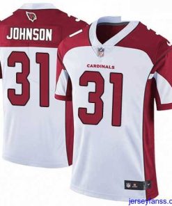 Impressive Nike Arizona Cardinals 31 David Johnson Elite White NFL Jersey