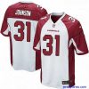 Exclusive Nike Arizona Cardinals 31 David Johnson Game White NFL Jersey