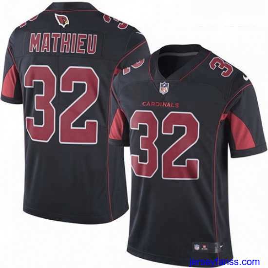 Premium Nike Arizona Cardinals 32 Tyrann Mathieu Limited Black Rush Vapor Untouchable NFL Jersey