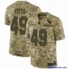 Impressive Nike Arizona Cardinals 49 Kylie Fitts Limited 2018 Salute To Sercie Vapor Untouchable Jersey