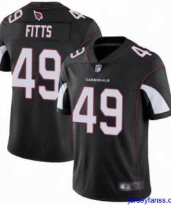 Impressive Nike Arizona Cardinals 49 Kylie Fitts Limited Cardinal Black Vapor Untouchable Jersey