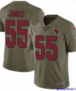 Amazing Nike Arizona Cardinals 55 Chandler Jones Limited Olive 2017 Salute to Service NFL Jersey
