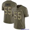 Premium Nike Arizona Cardinals 55 Chandler Jones Limited OliveCamo 2017 Salute to Service NFL Jersey