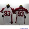 Amazing Nike Arizona Cardinals #93 Calais Campbell White Stitched NFL Limited Jersey