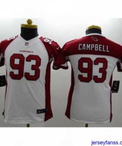 Amazing Nike Arizona Cardinals #93 Calais Campbell White Stitched NFL Limited Jersey