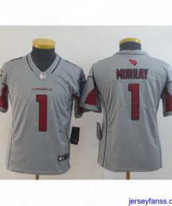 Fantastic Nike Cardinals 1 Kyler Murray Silver Inverted Legend Jersey