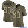 Amazing Nike Cardinals #90 Robert Nkemdiche Olive Camo Stitched NFL Limited 2017 Salute to Service Jersey