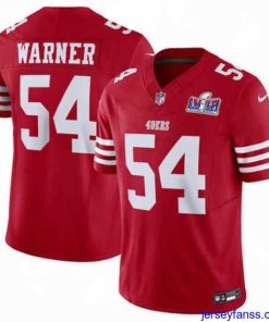 Exclusive San Francisco 49ers 54 Fred Warner Red 2023 F.U.S.E  Vapor Untouchable Limited Stitched Football 2024 Super Bowl LVIII Jersey