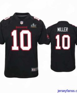 Outstanding Scotty Miller Buccaneers Black Super Bowl Lv Game Fashion Jersey