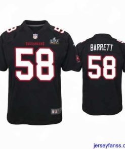 Gorgeous Shaquil Barrett Buccaneers Black Super Bowl Lv Game Fashion Jersey