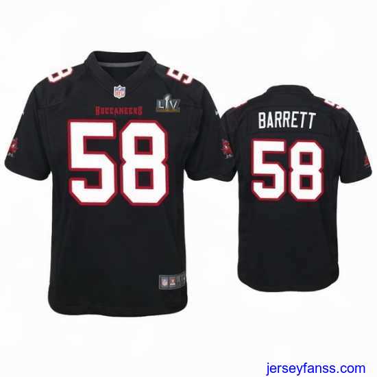 Gorgeous Shaquil Barrett Buccaneers Black Super Bowl Lv Game Fashion Jersey
