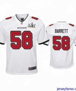 Exclusive Shaquil Barrett Buccaneers White Super Bowl Lv Game Jersey