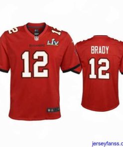 Exclusive Tom Brady Buccaneers Red Super Bowl Lv Game Jersey