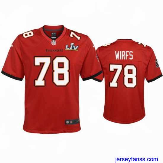 Amazing Tristan Wirfs Buccaneers Red Super Bowl Lv Game Jersey