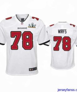 Impressive Tristan Wirfs Buccaneers White Super Bowl Lv Game Jersey