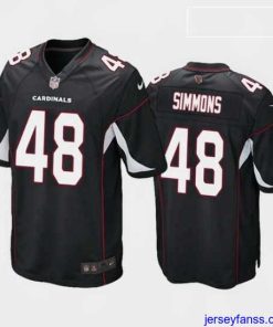 Impressive isaiah simmons arizona cardinals black alternate game jersey